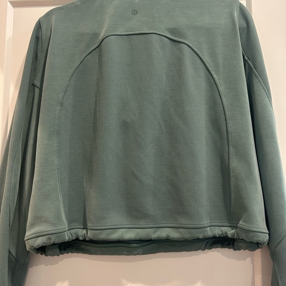 Lululemon Athletica Teal Quarter-Zip Softstreme - Picture 2 of 3